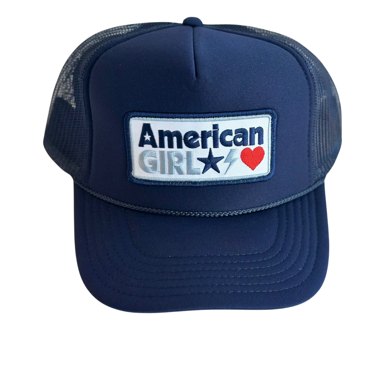 Nevada Girl Navy Womens Trucker Hat Cowgirl Attitude Mountains Mothers Day Gift Mother Trucker Hat in Navy – Shop Friday Feelin main image 4