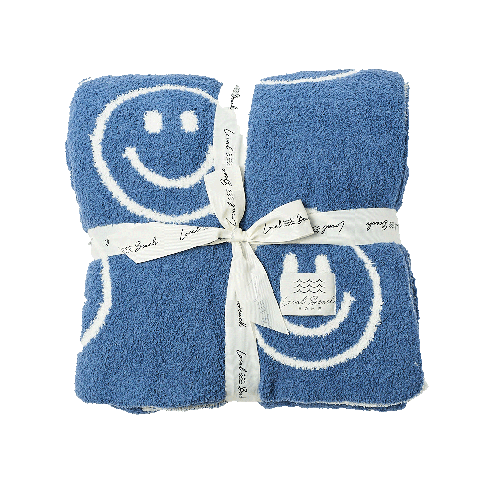 Smiley Luxe Home Blanket
