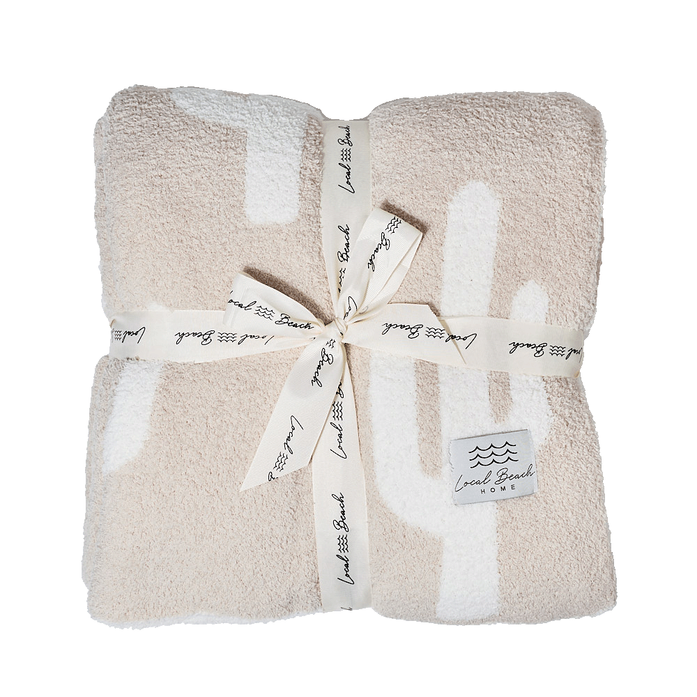 Cactus Luxe Home Blanket