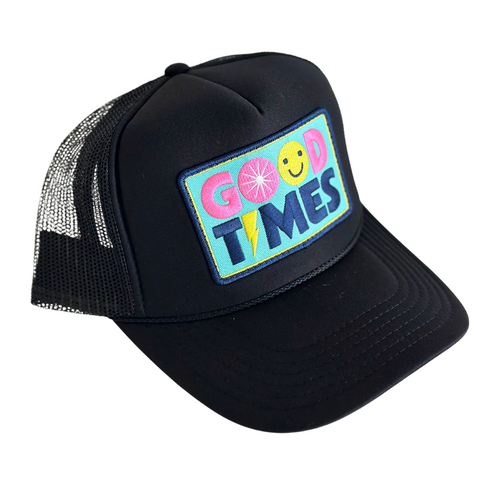 Local Beach Whiskey Captain Hat Black/Gold main image 1