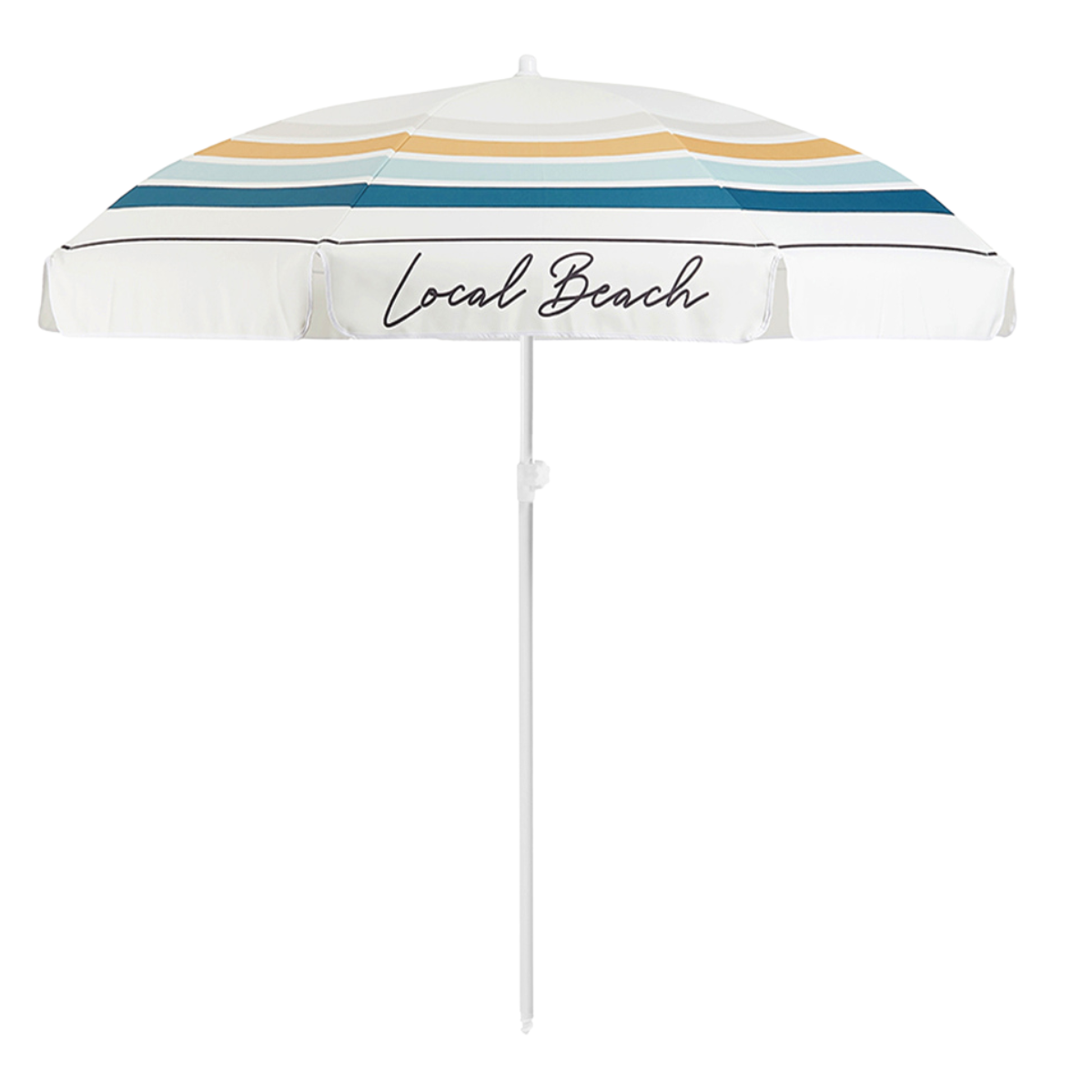 Vintage Stripe Beach Umbrella