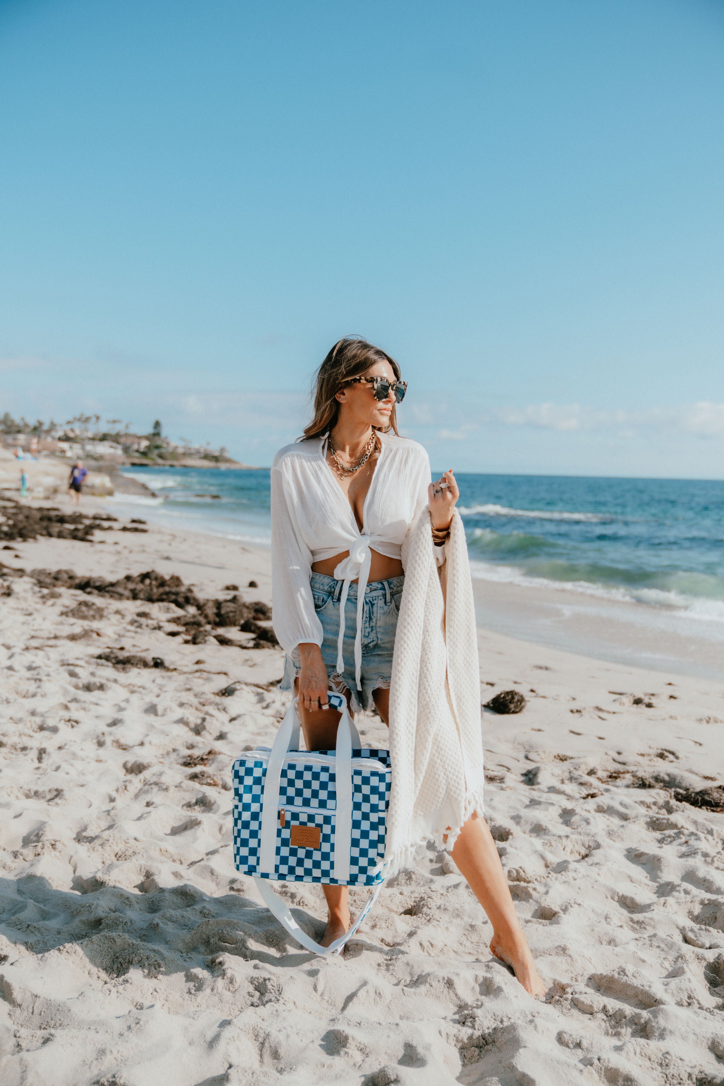 Packable Checker Cooler Bag LocalBeach