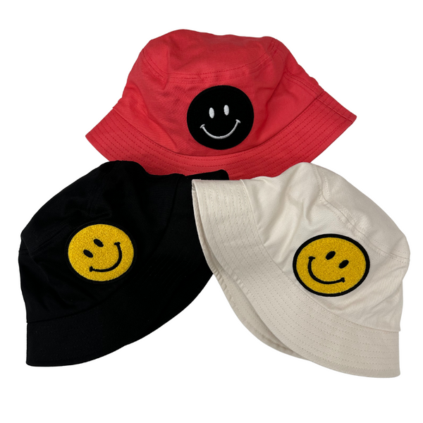 Smiley Patch Bucket Hat – LocalBeach