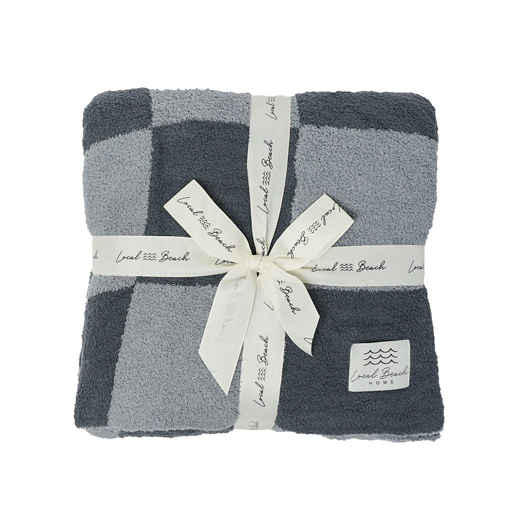 Checker Luxe Baby Blanket