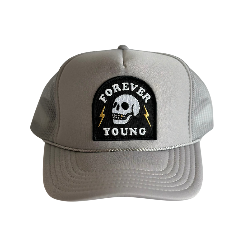 Forever Young Patch Trucker Hat