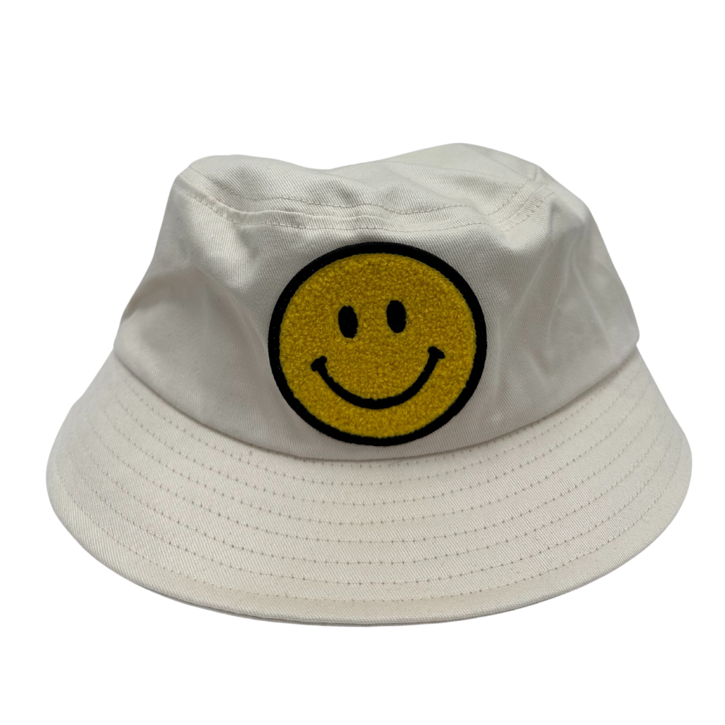 Smiley Patch Bucket Hat
