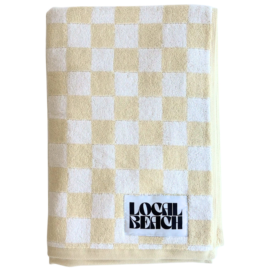 Checker Beach & Bath Towel – LocalBeach