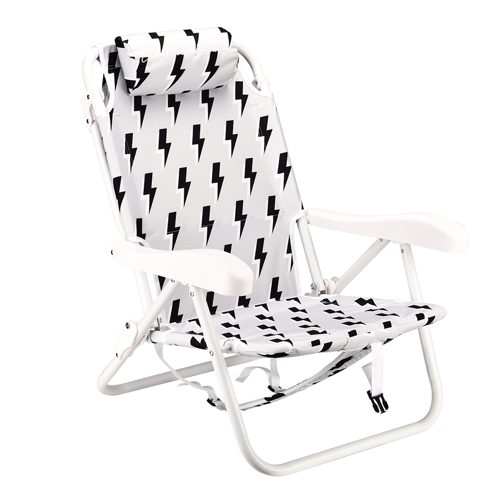 Black folding beach chairs deals