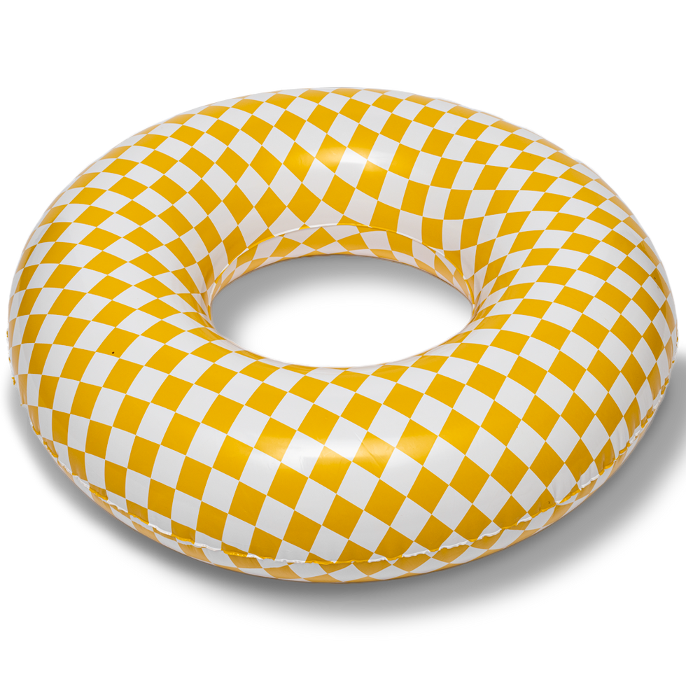 Gold Checker Pool Float – LocalBeach