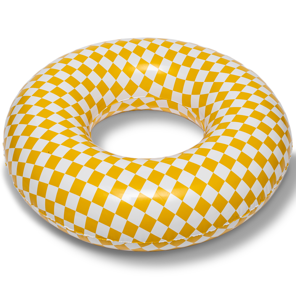 Gold Checker Pool Float – LocalBeach