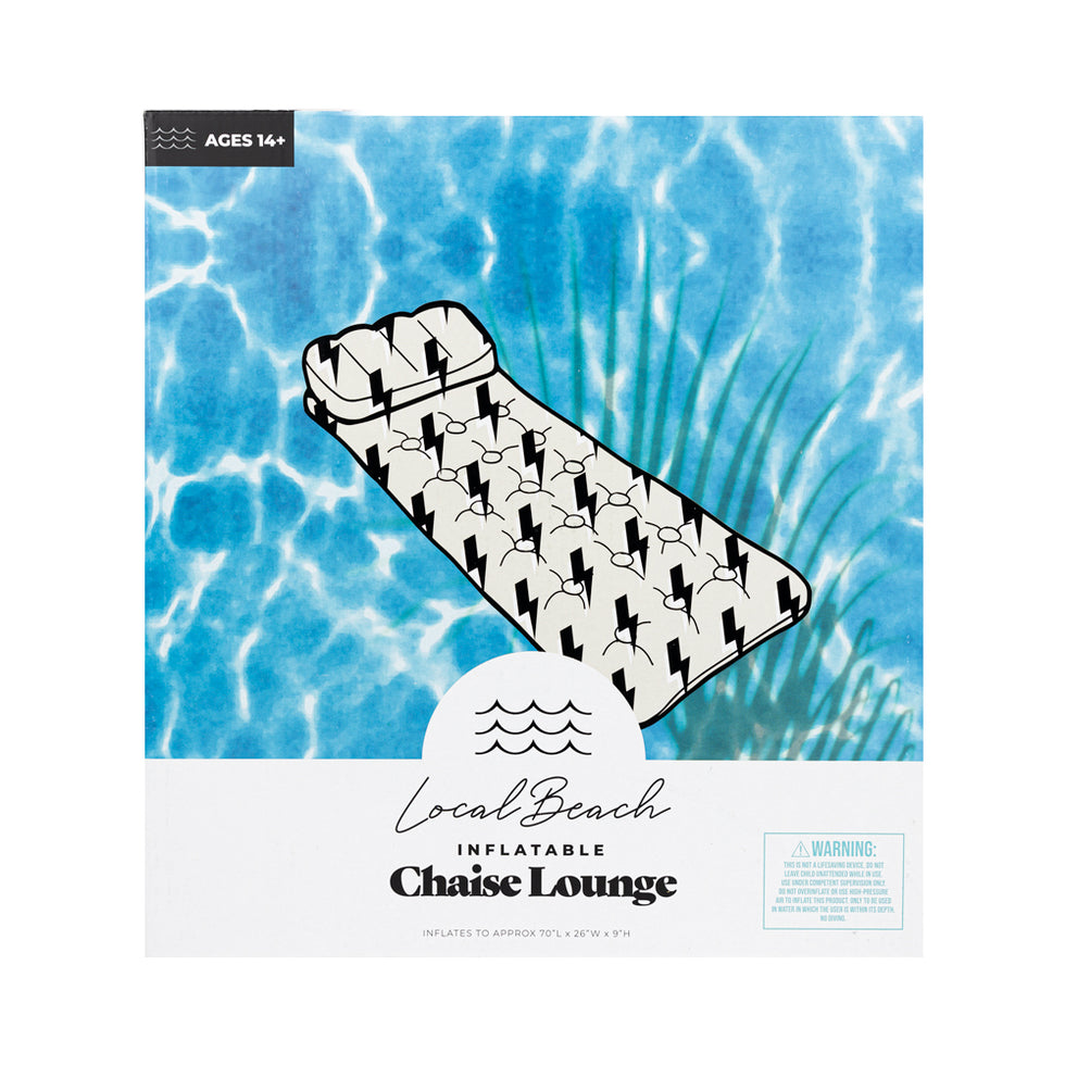 Lightning Bolt Lounger Pool Float – LocalBeach