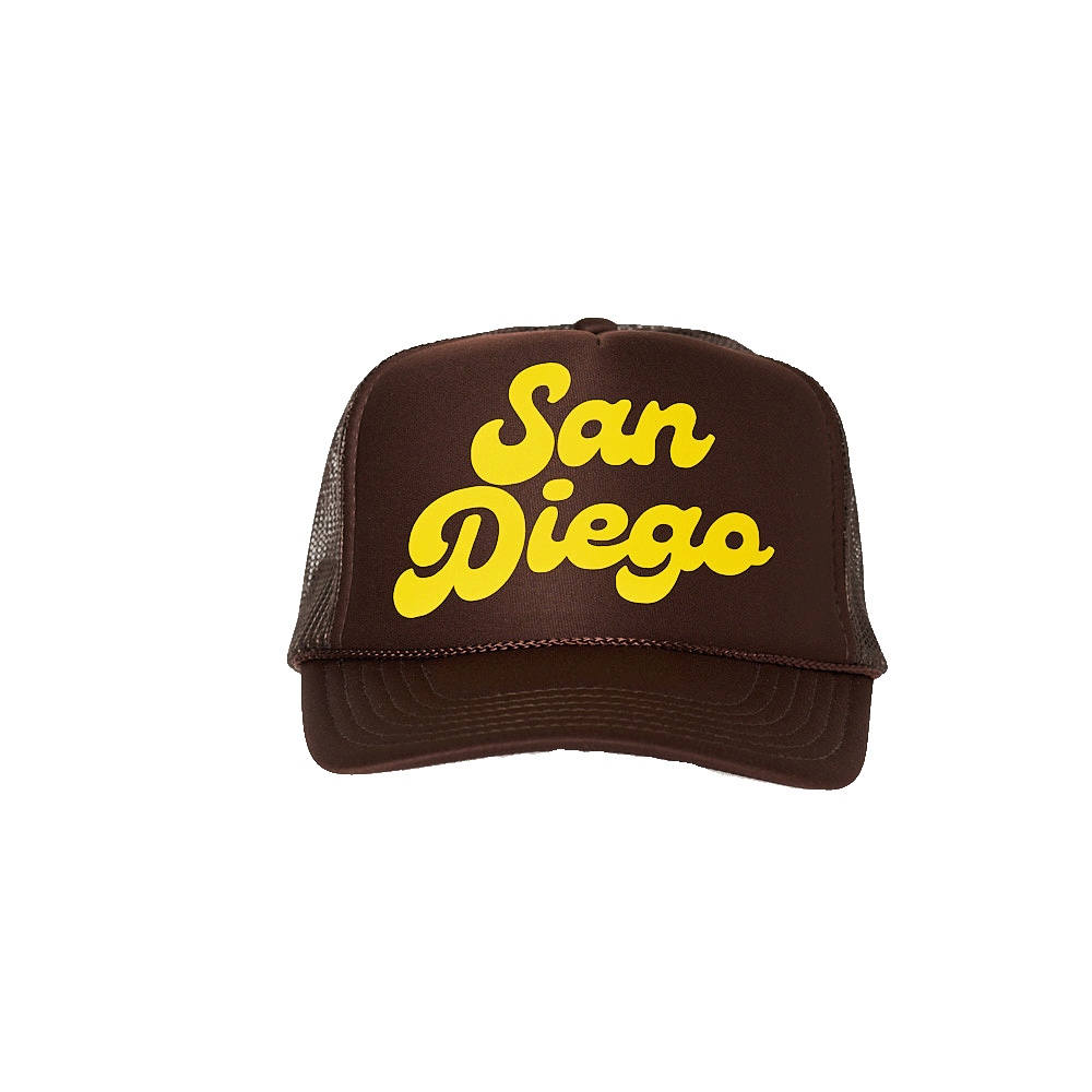 San Diego Padres Baseball Foam Front Mesh Back Snap Back Trucker