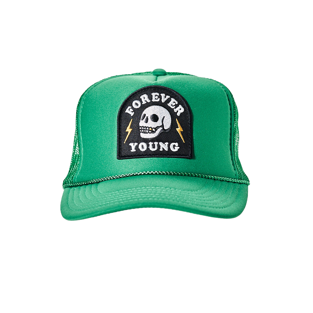 Forever Young Patch Trucker Hat