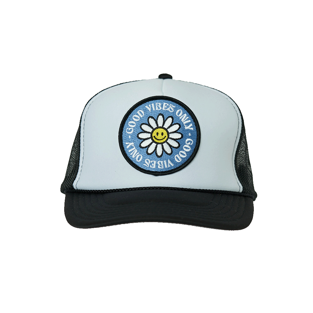 Good Vibes Only II Patch Trucker Hat