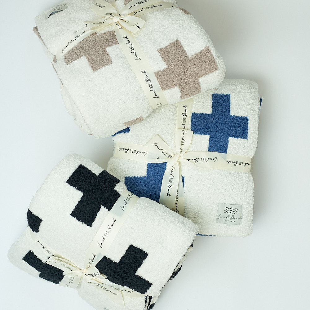 Swiss cross hotsell throw blanket
